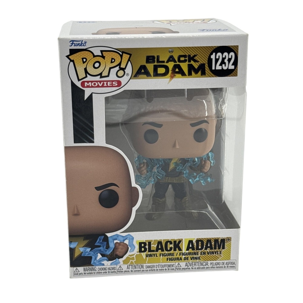 Funko Pop Movies Black Adam #1232 Vinyl Figure Movie Standard Size Black DC